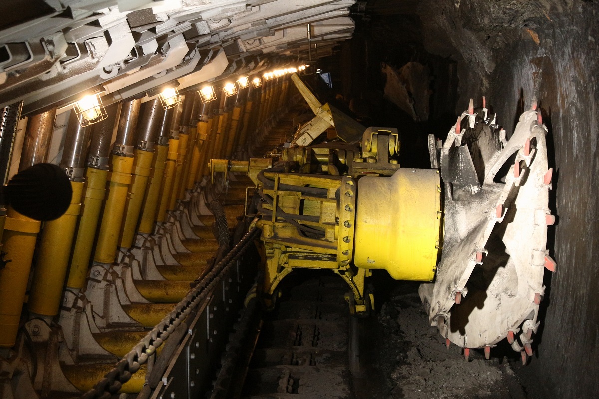 poland coal mine interior