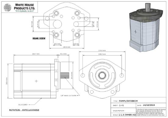 Picture of WHP EQUIVALENT FOR KOMATSU