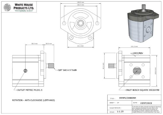 Picture of BETA EQUIV. PUMP ONLY (NO VALVE.)