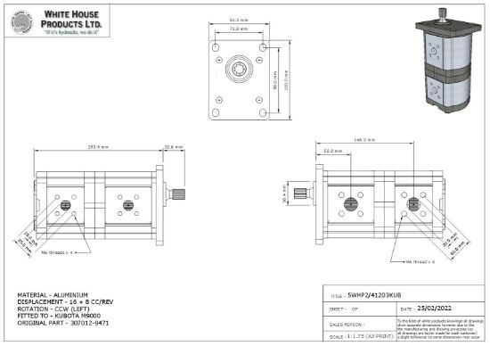 Picture of WHP REPLACEMENT FOR 307012-9471