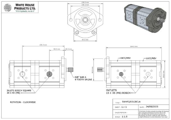 Picture of WHP REPLACEMENT FOR: 0510665128