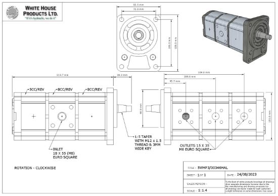 Picture of WHP REPLACMENT FOR: 1800346