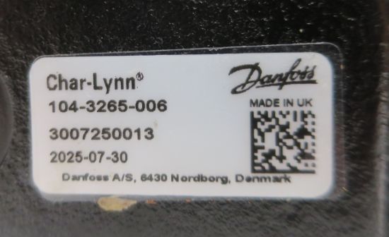 Picture of DANFOSS MOTOR No. 104-3265-006