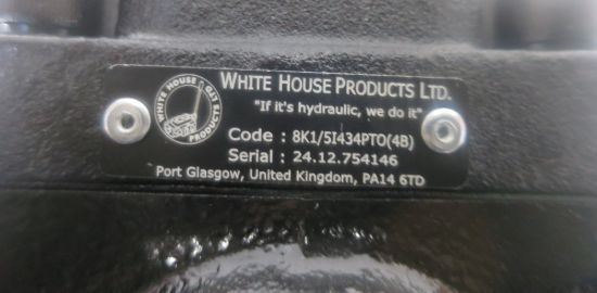 Picture of 34C 350 BAR, DIN 4 BOLT 8 SPLINE