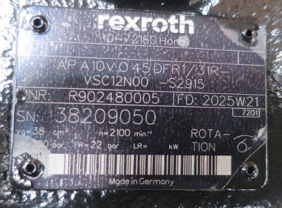 Picture of REXROTH PUMP No. R902480005 ,