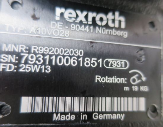 Picture of BOSCH REXROTH No. R992002030