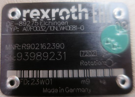 Picture of 23CC /REV 350 BAR A/C BENT AXIS**