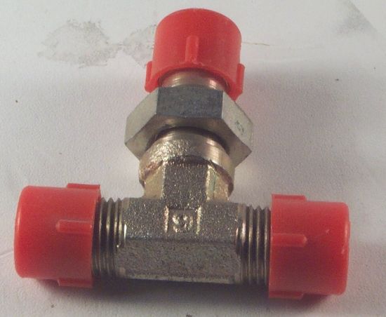 Picture of 9/16 JIC M/M/M LOCKNUT TEE