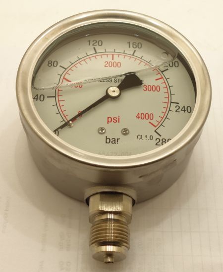 Picture of 270 BAR 100mm STEM PRESS GAUGE