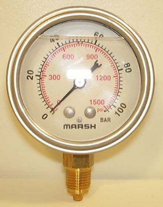 Picture of 70 BAR 63mm STEM PRESS GAUGE