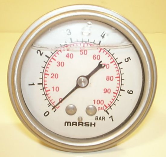 Picture of 7 BAR 63mm PANEL PRESS GAUGE