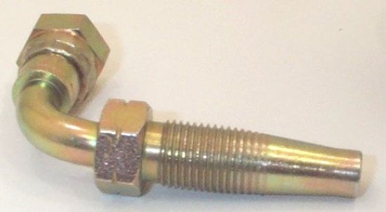 Picture of 9/16 JIC 90 SWEPT FOR 3/8 HOSE