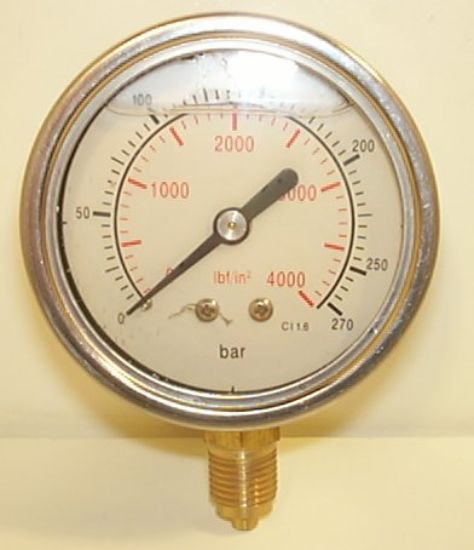 Picture of 700 BAR STEM PRESS GAUGE 63MM