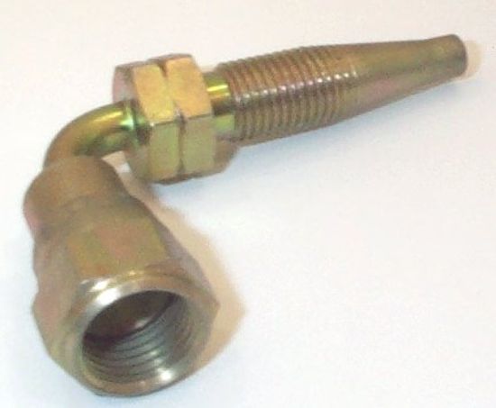 Picture of 9/16 JIC 90/S FOR 1/4 HOSE R/U***