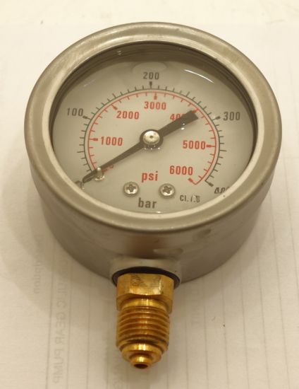 Picture of 400 BAR 63mm STEM PRESS GAUGE