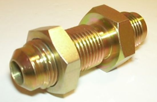 Picture of 9/16 JIC BULKHEAD ADAPTR + NUT