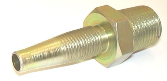 Picture of 1/2 BSP.T MALE FOR 3/8 HOSE RU**