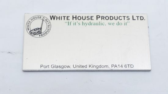 Picture of Anodised Aluminium WHP logo printed