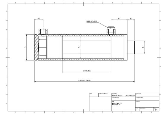 Picture of SINGLE ACTING 30X60X800
