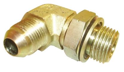 Picture of 1/2 BSP x 3/4 JIC M/M 90/C LOCKNUT