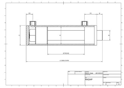 Picture of DOUBLE ACTING 30X60X1000