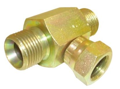Picture of 3/8 x 3/8 x 1/4 BSP M/M/F TEE