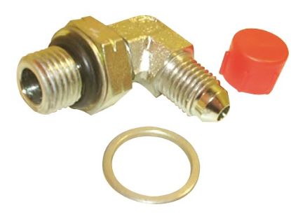 Picture of 1/4BSP LOCKNUT x 7/16JIC M/M 90C